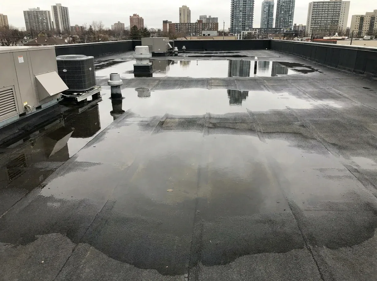 Ponding Water Roof Repair in North Las Vegas, NV Ponding Water Roof Repair in North Las Vegas, NV